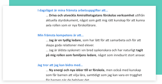 Luftig och lättläst text